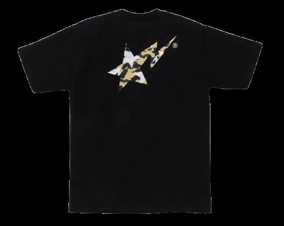 STA OVER PRINT 1ST CAMO BAPE STA TEE